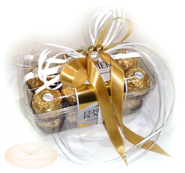 Izdekorēts FERRERO ROCHER 200gr. 13,- e